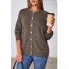 imageArachampCloz Womens Wool Blend Oversized Cardigan Sweaters Button Down Casual ClothingCoffee