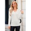 imageArachampCloz Womens Wool Blend Spring Sweaters Business Casual OutfitsBoff White