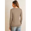 imageArachampCloz Womens Wool Blend Spring Sweaters Business Casual OutfitsCablecamel