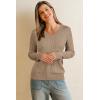 imageArachampCloz Womens Wool Blend Spring Sweaters Business Casual OutfitsCablecamel