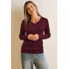 imageArachampCloz Womens Wool Blend Spring Sweaters Business Casual OutfitsCablewine Red
