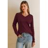 imageArachampCloz Womens Wool Blend Spring Sweaters Business Casual OutfitsCablewine Red