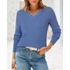 imageArachampCloz Womens Wool Blend Spring Sweaters Business Casual OutfitsLake Blue