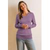 imageArachampCloz Womens Wool Blend Spring Sweaters Business Casual OutfitsPurple