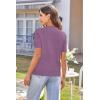 imageArachampCloz Womens Wool Blend Short Sleeve Lightweight Cardigan Business Casual Summer Sweaters TopsPurple