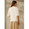 imageArachampCloz Womens Lightweight Blouse Short Sleeve Crew Neck Sweaters Business Casual Tops Spring Summer Outfits 2026Zbeige
