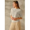 imageArachampCloz Womens Lightweight Blouse Short Sleeve Crew Neck Sweaters Business Casual Tops Spring Summer Outfits 2026Zkhaki