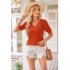 imageArachampCloz Womens Lightweight Spring Summer Sweater Tops Casual Short Sleeve Blouses ShirtsAzrust