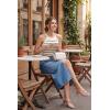 imageArachampCloz Womens Lyocell Blend Slim Fit Striped Casual Halter Tank Tops Summer 2026Striped White Black