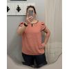 imageArachampCloz Womens Summer Tops Fashion 2023 Ruffle Short Sleeve V Neck Floral Dressy Casual Blouse ShirtsDusty Rose