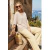 imageArachampCloz Womens Wool Blend Elbow Sleeve Summer Oversized Casual SweaterApricot
