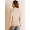 imageArachampCloz Womens Wool Blend Lightweight Business Casual Cardigan Sweaters TopsApricot