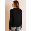 imageArachampCloz Womens Wool Blend Lightweight Business Casual Cardigan Sweaters TopsBlack