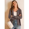 imageArachampCloz Womens Wool Blend Lightweight Business Casual Cardigan Sweaters TopsCoffee