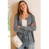 imageArachampCloz Womens Wool Blend Lightweight Business Casual Cardigan Sweaters TopsDark Gray