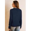 imageArachampCloz Womens Wool Blend Lightweight Business Casual Cardigan Sweaters TopsNavy