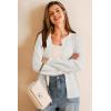 imageArachampCloz Womens Wool Blend Lightweight Business Casual Cardigan Sweaters TopsOffwhite
