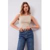 imageArachampCloz Womens Wool Blend Sweaters Non See Through Summer Business Casual Tank 2026Apricot