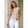 imageArachampCloz Womens Wool Blend Sweaters Non See Through Summer Business Casual Tank 2026Apricot