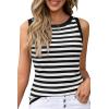 imageArachampCloz Womens Wool Blend Sweaters Non See Through Summer Business Casual Tank 2026Blackbeige