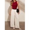 imageArachampCloz Womens Wool Blend Sweaters Non See Through Summer Business Casual Tank 2026Cburgundy Red