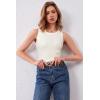 imageArachampCloz Womens Wool Blend Sweaters Non See Through Summer Business Casual Tank 2026Coffwhite