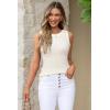 imageArachampCloz Womens Wool Blend Sweaters Non See Through Summer Business Casual Tank 2026Coffwhite