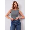 imageArachampCloz Womens Wool Blend Sweaters Non See Through Summer Business Casual Tank 2026Dark Gray