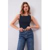 imageArachampCloz Womens Wool Blend Sweaters Non See Through Summer Business Casual Tank 2026Dark Navy