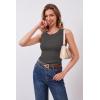 imageArachampCloz Womens Wool Blend Sweaters Non See Through Summer Business Casual Tank 2026Dark Rifle Green