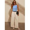 imageArachampCloz Womens Wool Blend Sweaters Non See Through Summer Business Casual Tank 2026Light Blue