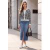 imageArachampCloz 100 Cotton Cropped Cardigan for Women Button Up Lightweight Sweater Business Casual Outfits 2026Black