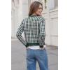 imageArachampCloz 100 Cotton Cropped Cardigan for Women Button Up Lightweight Sweater Business Casual Outfits 2026Green