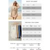 imageArachampCloz Womens 100 Cotton Oversized Swimsuit Cover Up Off Shoulder Boat Neck Breathable Beach Crochet Summer 2026Apricot