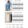 imageArachampCloz Womens 100 Cotton Oversized Swimsuit Cover Up Off Shoulder Boat Neck Breathable Beach Crochet Summer 2026Blue