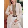 imageArachampCloz Womens Wool Blend Cropped Lightweight Short Sleeve Business Casual Cardigan TopsAcamel
