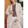 imageArachampCloz Womens Wool Blend Cropped Lightweight Short Sleeve Business Casual Cardigan TopsAcoffee