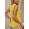 imageArachampCloz Womens 100 Cotton Sleeveless Tank Tops Sweater Vest Ruffle Beach Resort Cruise Wear Trendy Summer 2026Yellow