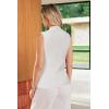 imageArachampCloz Womens 100 Cotton Slim Fit Button Down Summer Business Casual Tank Tops 2026Beige
