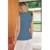 imageArachampCloz Womens 100 Cotton Slim Fit Button Down Summer Business Casual Tank Tops 2026Denim