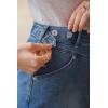 imageArachampCloz Womens Cotton Blend Stretch Adjustable Waist Denim Skirts with Pockets 2026Pblue