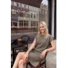 imageArachampCloz Womens Wool Blend Knit 2 Piece Sets Summer Casual Cap Sleeve Tops Pleated Mini Skirt Outfits 2026Khaki
