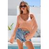 imageArachampCloz Womens Linen Blend Tie Front Bolero Shrug Beach Cover Up 2026Orange