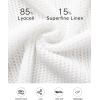 imageArachampCloz Womens Linen Summer Fall Lightweight Crochet Tops Beach Cover Up 2025Offwhite