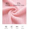 imageArachampCloz Womens Linen Summer Fall Lightweight Crochet Tops Beach Cover Up 2025Pink