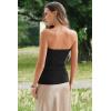 imageArachampCloz Womens Lyocell Blend Strapless Tube Top NonSlip Summer Going Out Tops 2026Black