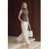 imageArachampCloz Womens Wool Blend Slim Fit Soft Turtleneck Casual Tank Tops AllSeasonCoffee