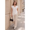 image:imageArachampCloz Womens Wool Blend Relaxed Fit Sleeveless Sweater Vest V Neck Office Work Casual Tops 2026White