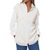 image:imageArachampCloz Womens Wool Blend Relaxed Fit Sleeveless Sweater Vest V Neck Office Work Casual Tops 2026White