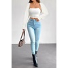 image:imageArachampCloz Womens Wool Blend Bolero Shrug Spring Fashion Cropped Cardigans 2026White